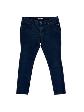 Levis 711 skinny jeans high rise waist flattering stretchy denim plus size 32